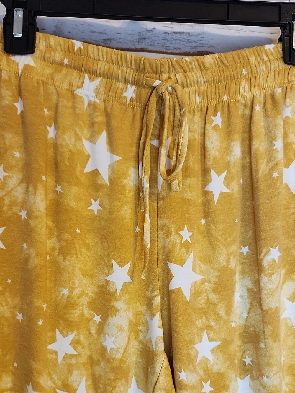 Yellow Star Print Hooded Lounge Set New - Picture 3 of 4